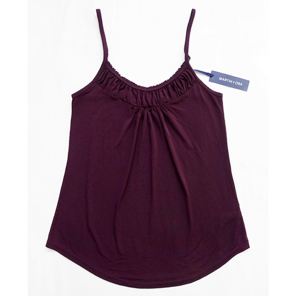 NEW MARTIN + AND OSA Purple Tank Top/Cami M